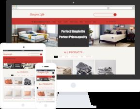 家居用品外貿公司響應式網站模板 高效建站解決方案